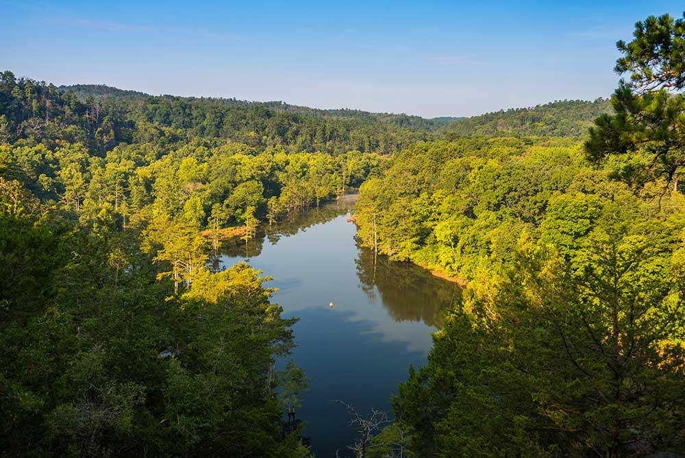 Hiking Views Beavers Bend