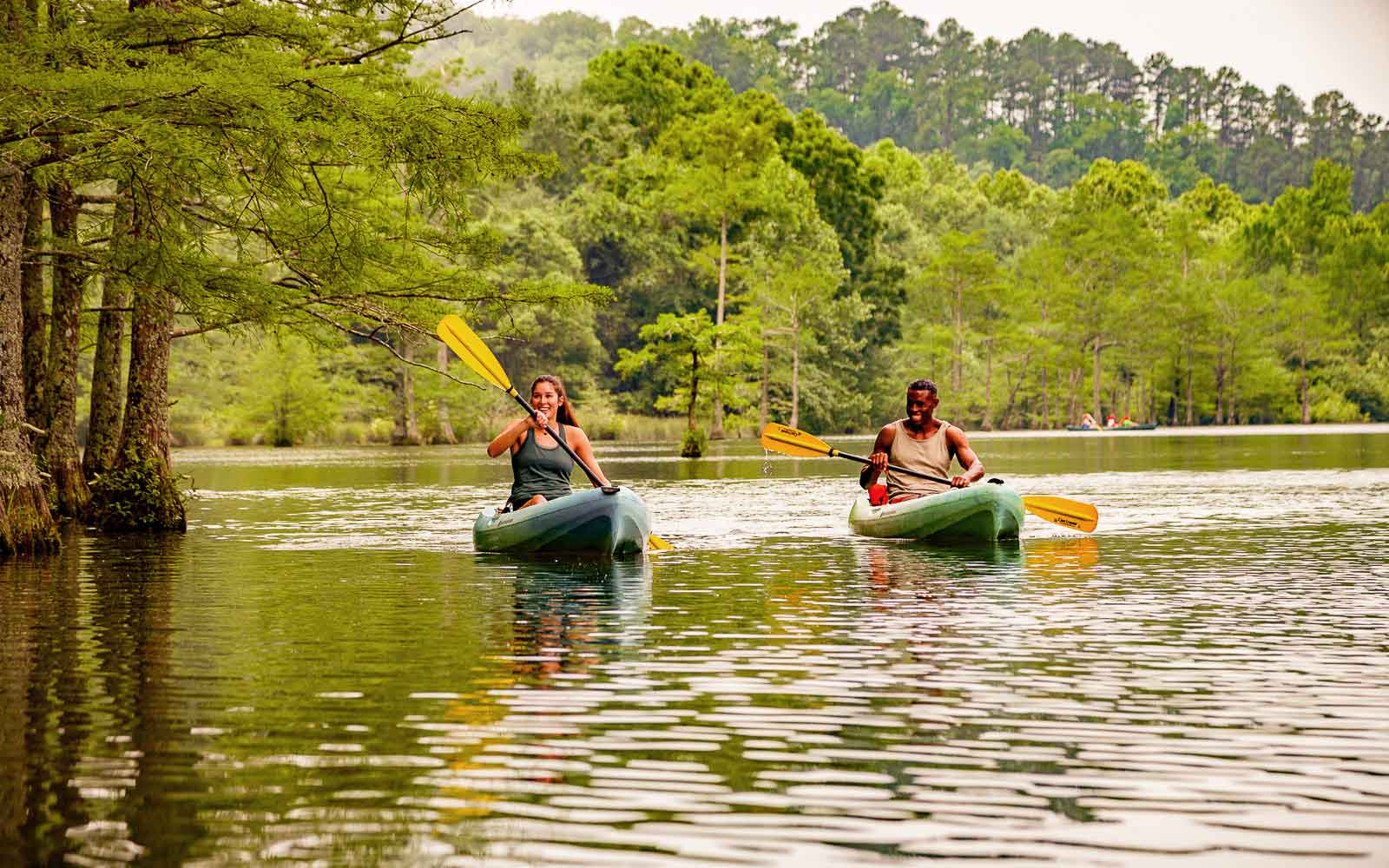 Kayaking in Beavers Bend State Park in Oklahoma