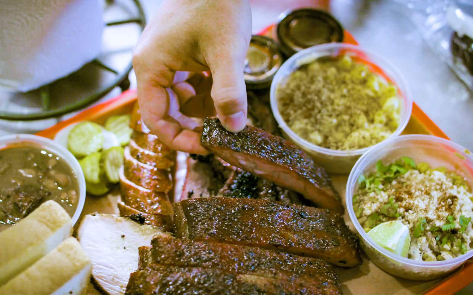 BBQ ribs in Beavers Bend Oklahoma