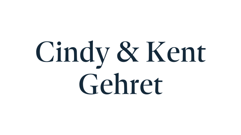 DONATION_Cindy & Kent Gehret