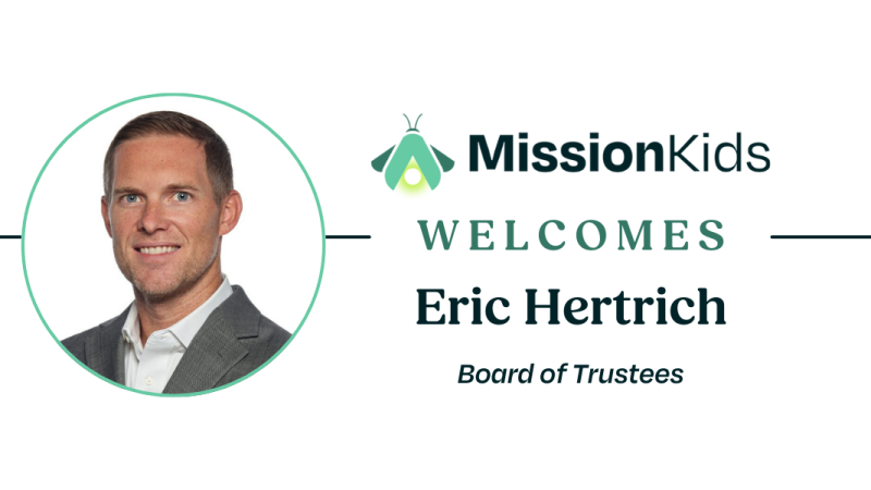 Eric Hertrich Joins Mission Kids Board of Trustees